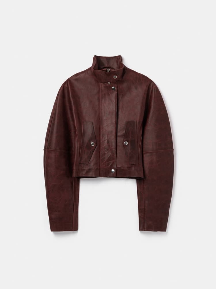 Iris Leather Jacket-0