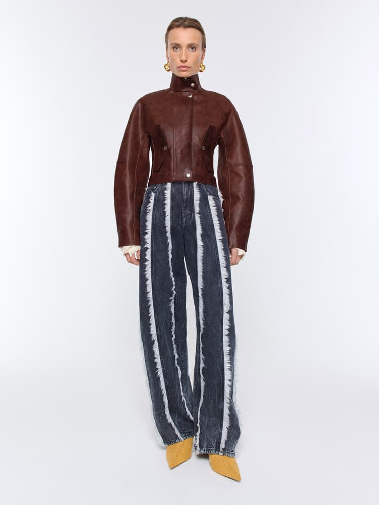 Iris Leather Jacket-0